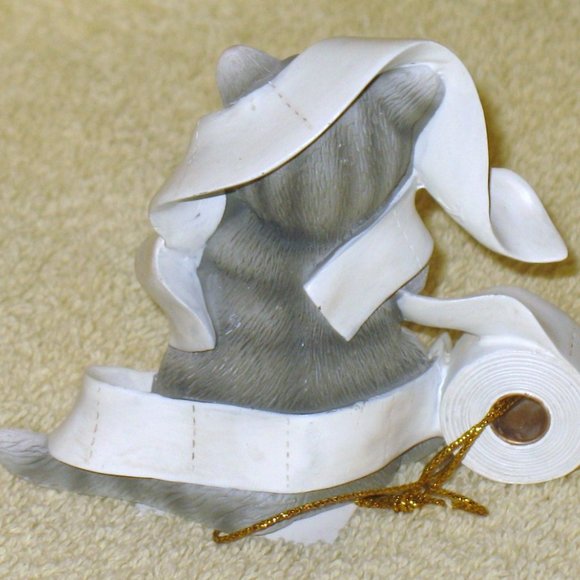 Hamiltion collection cat " a litter bit of cat- titue " cat figure - Picture 3 of 4